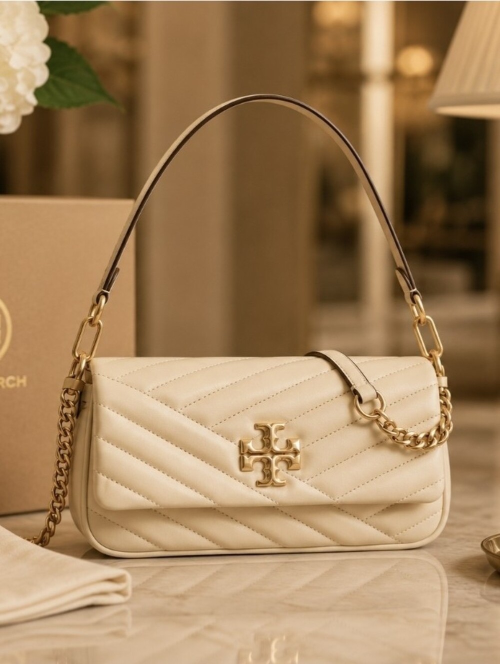 Tory Burch Kira Chevron Shoulder / Crossbody Bag